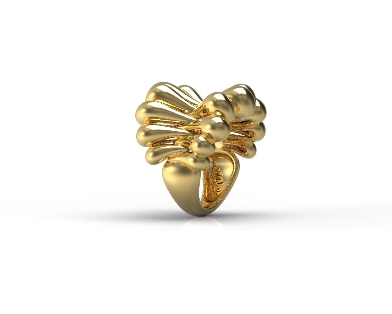 Bubble ring 3D print model_12