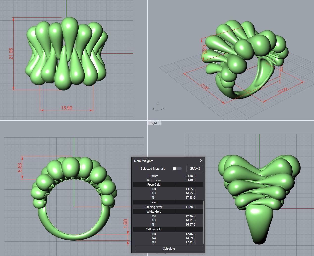Bubble ring 3D print model_1