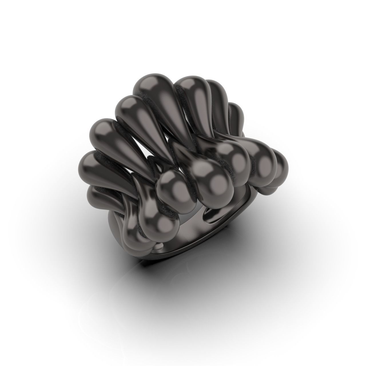 Bubble ring 3D print model_7