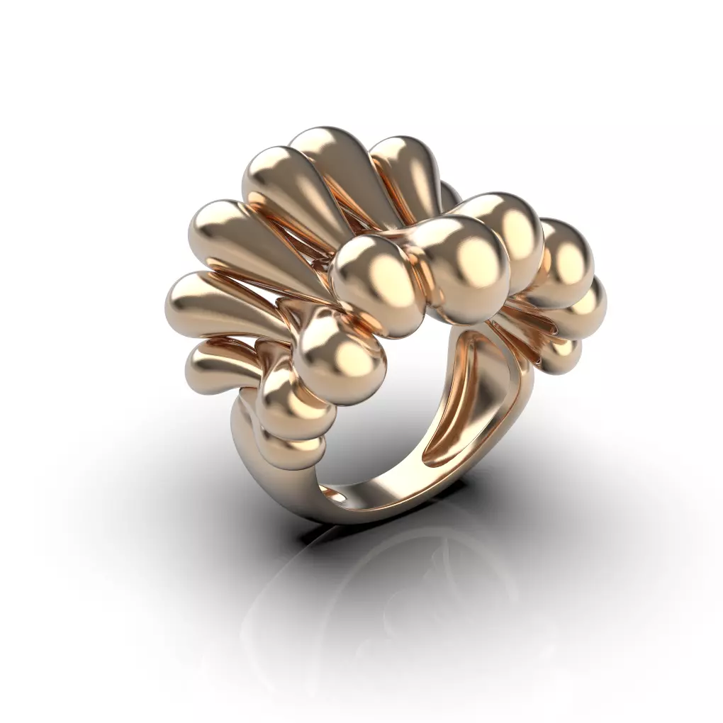 Bubble ring 3D print model_0