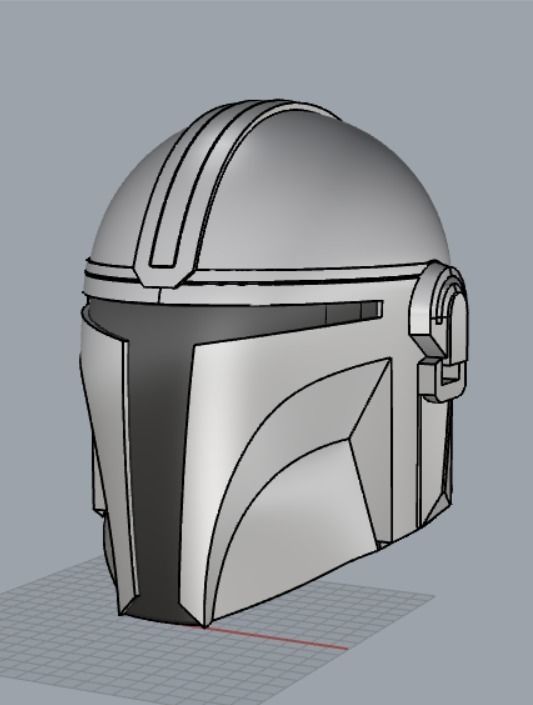 casco Mandalrian 3D model_3