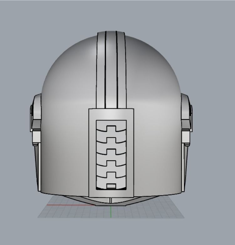 casco Mandalrian 3D model_2
