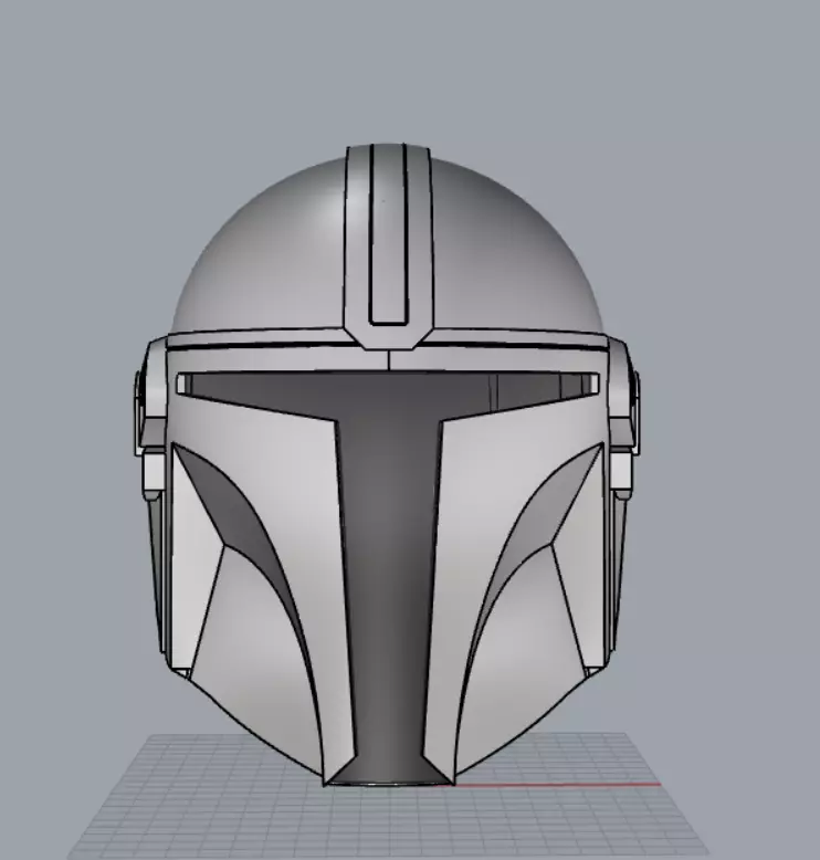 casco Mandalrian 3D model_0
