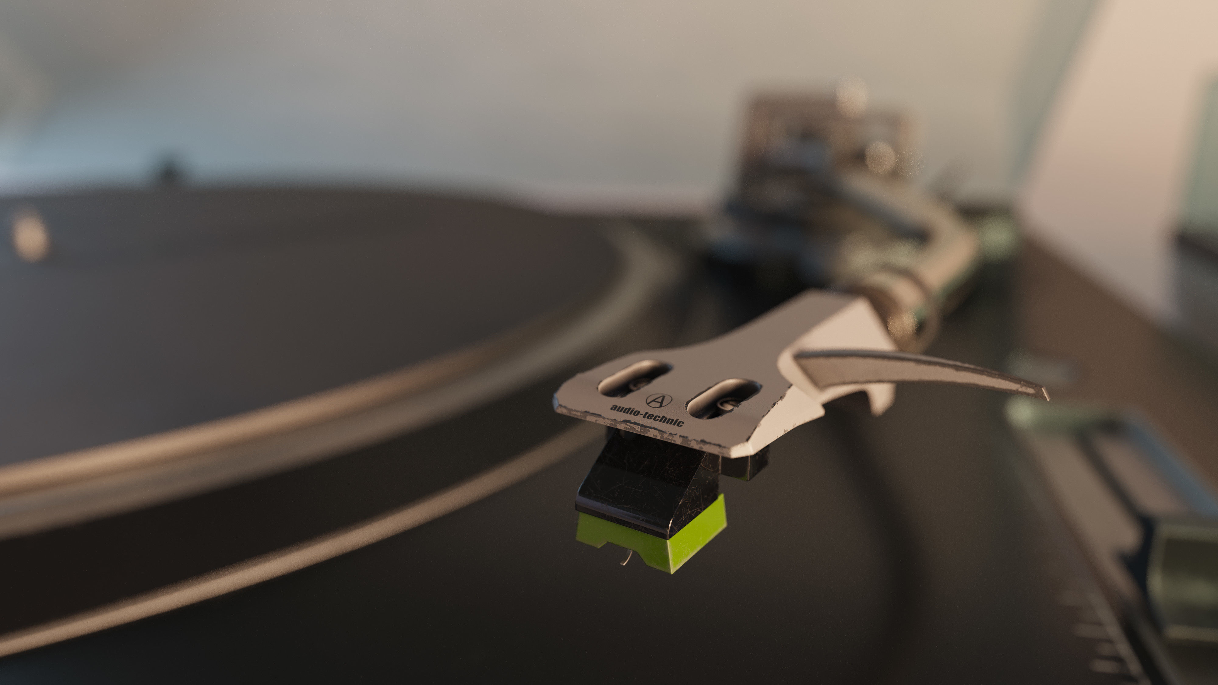 Vinyl player 3D model_5