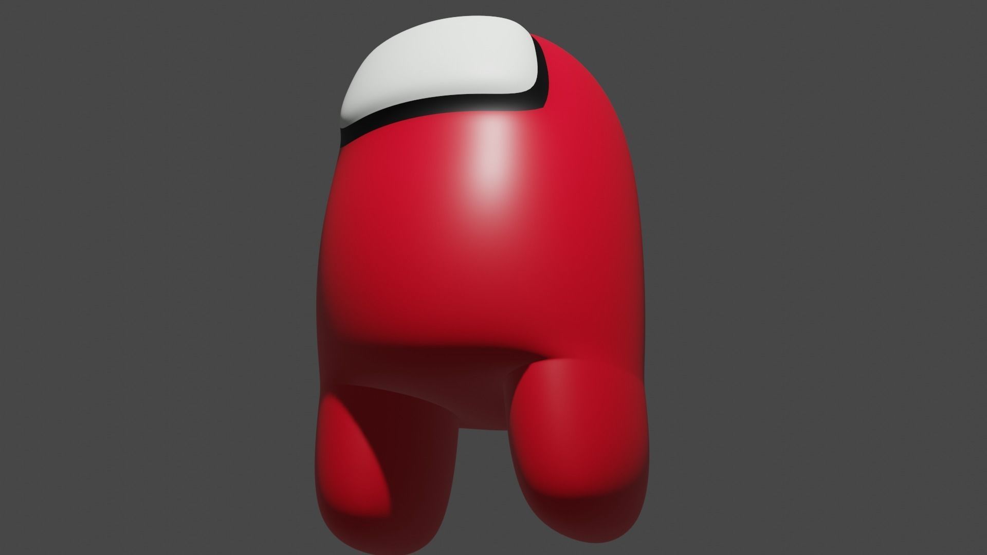 Among Us Low-poly 3D model_2