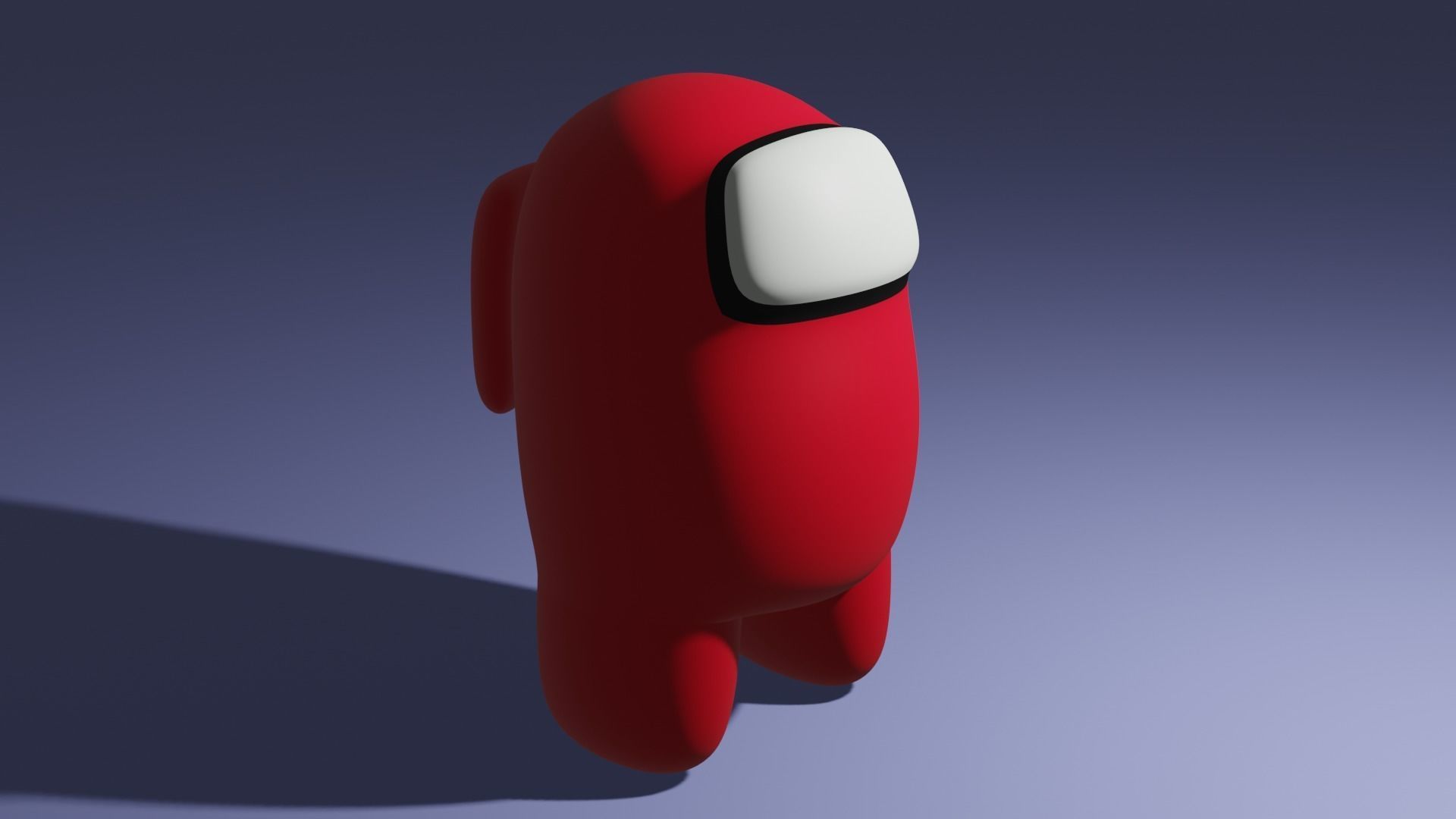 Among Us Low-poly 3D model_1