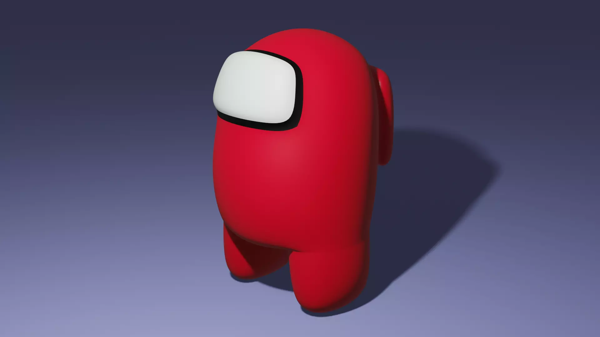 Among Us Low-poly 3D model_0