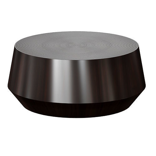 Udan Round Coffee Table Crate and Barrel 3D model