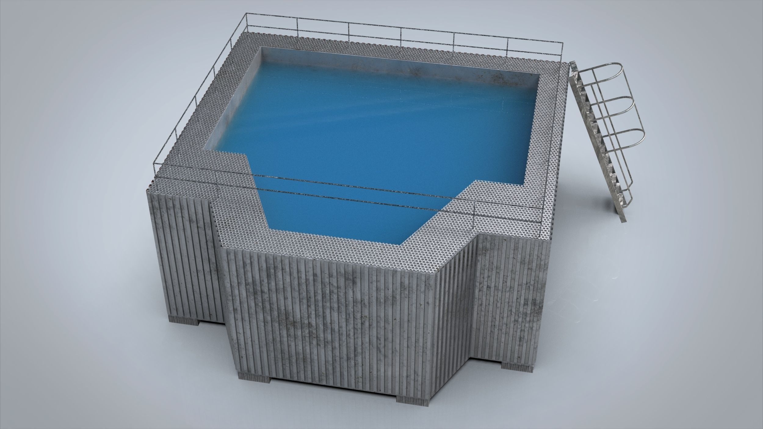 Water tank 3D model_5