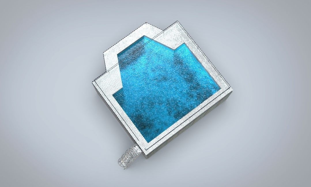 Water tank 3D model_3