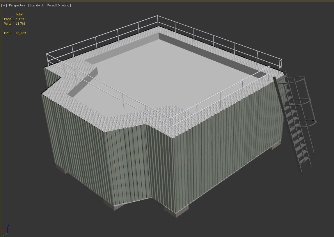 Water tank 3D model_10