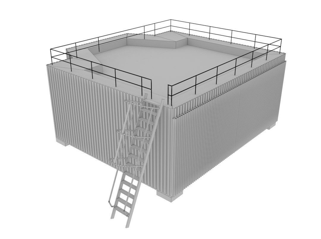 Water tank 3D model_8