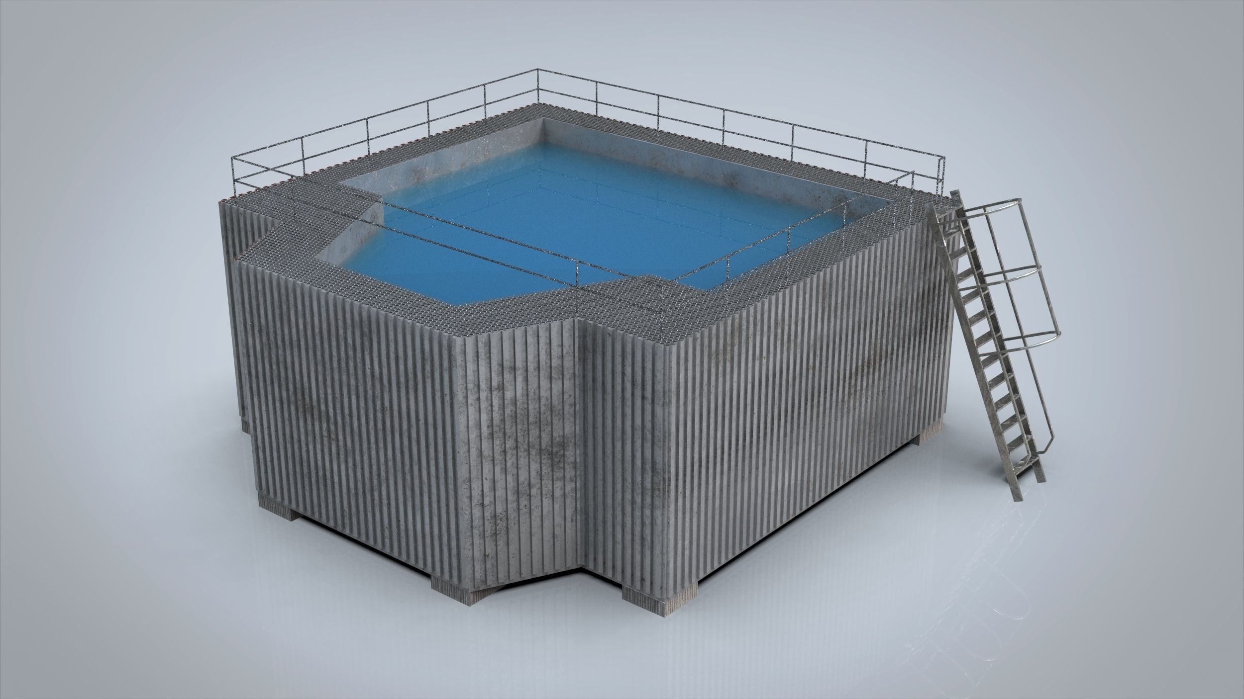 Water tank 3D model_6