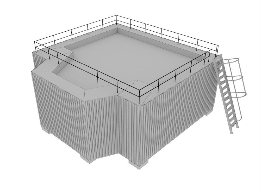 Water tank 3D model_9