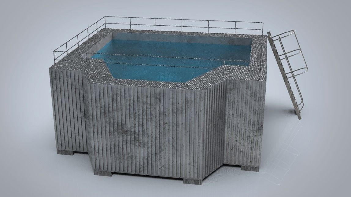 Water tank 3D model_7
