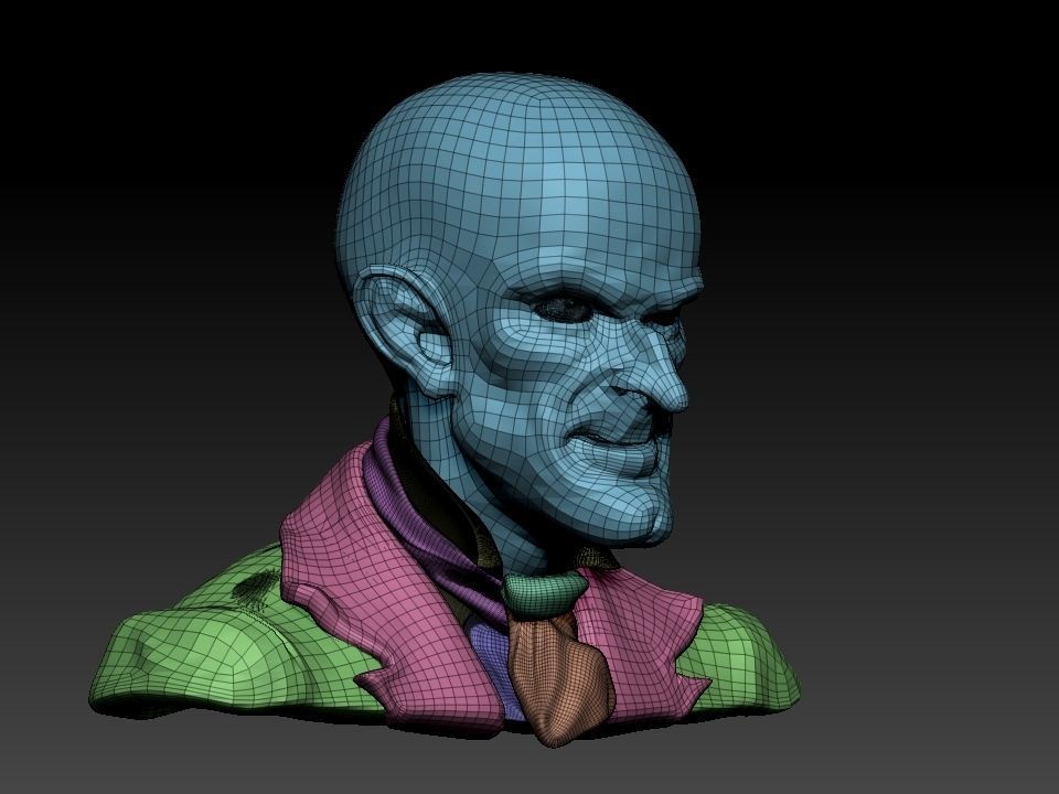 Cabeza Creepy   3D model_15