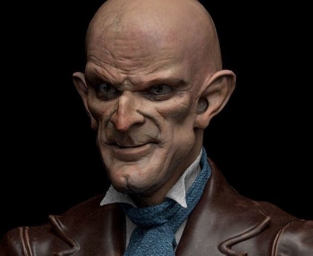 Cabeza Creepy   3D model