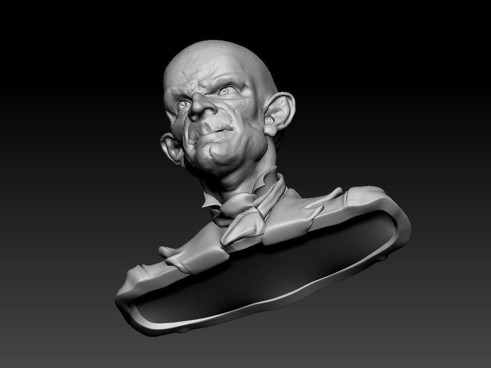 Cabeza Creepy   3D model_21