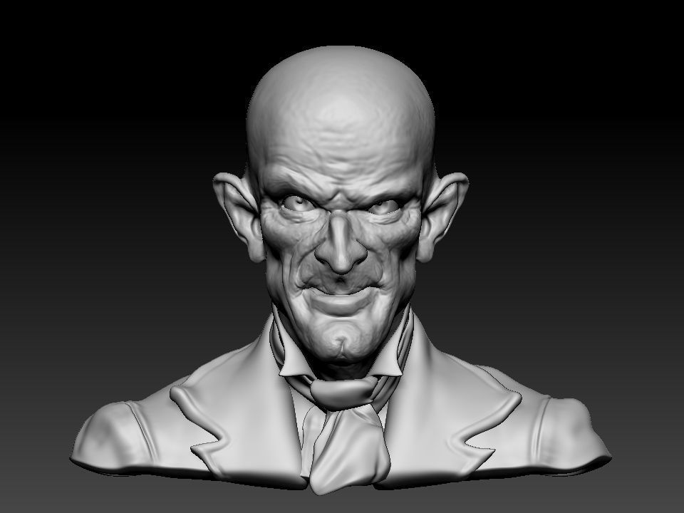 Cabeza Creepy   3D model_18