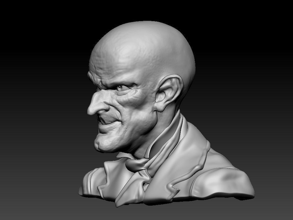 Cabeza Creepy   3D model_20