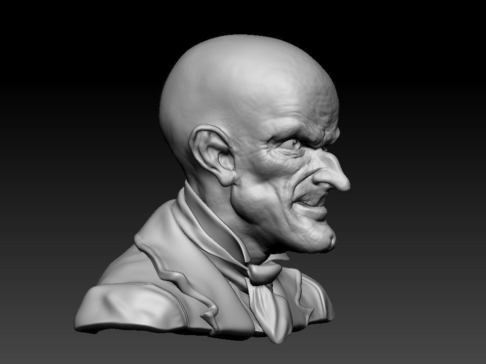 Cabeza Creepy   3D model_19
