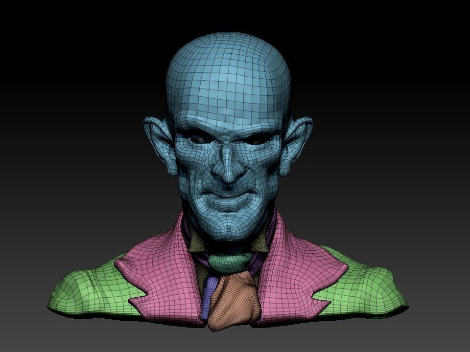 Cabeza Creepy   3D model_16