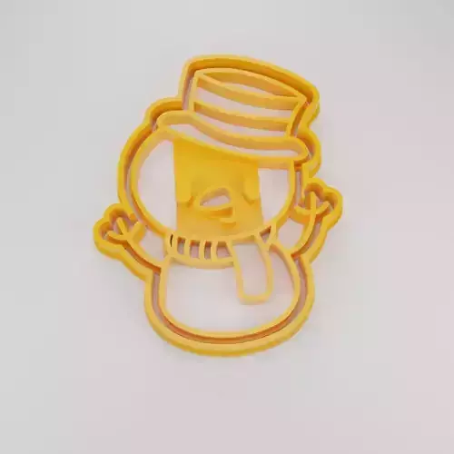 Cookie cutter Snow Man