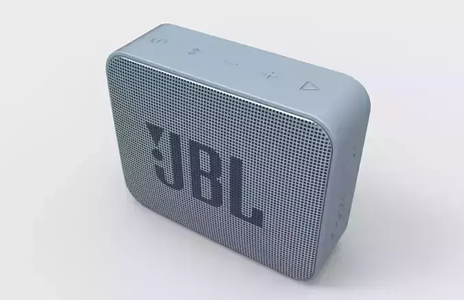 JBL GO2 Waterproof speaker Light Blue 3D model  3D model