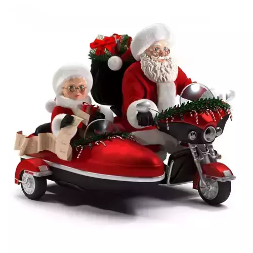 christmas decorative-santa claus 3D model