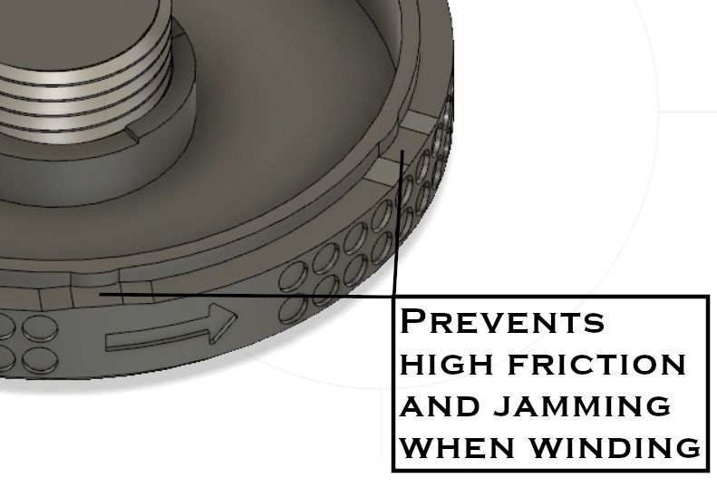 Cable Reel Winder Organizer 3D print model_5