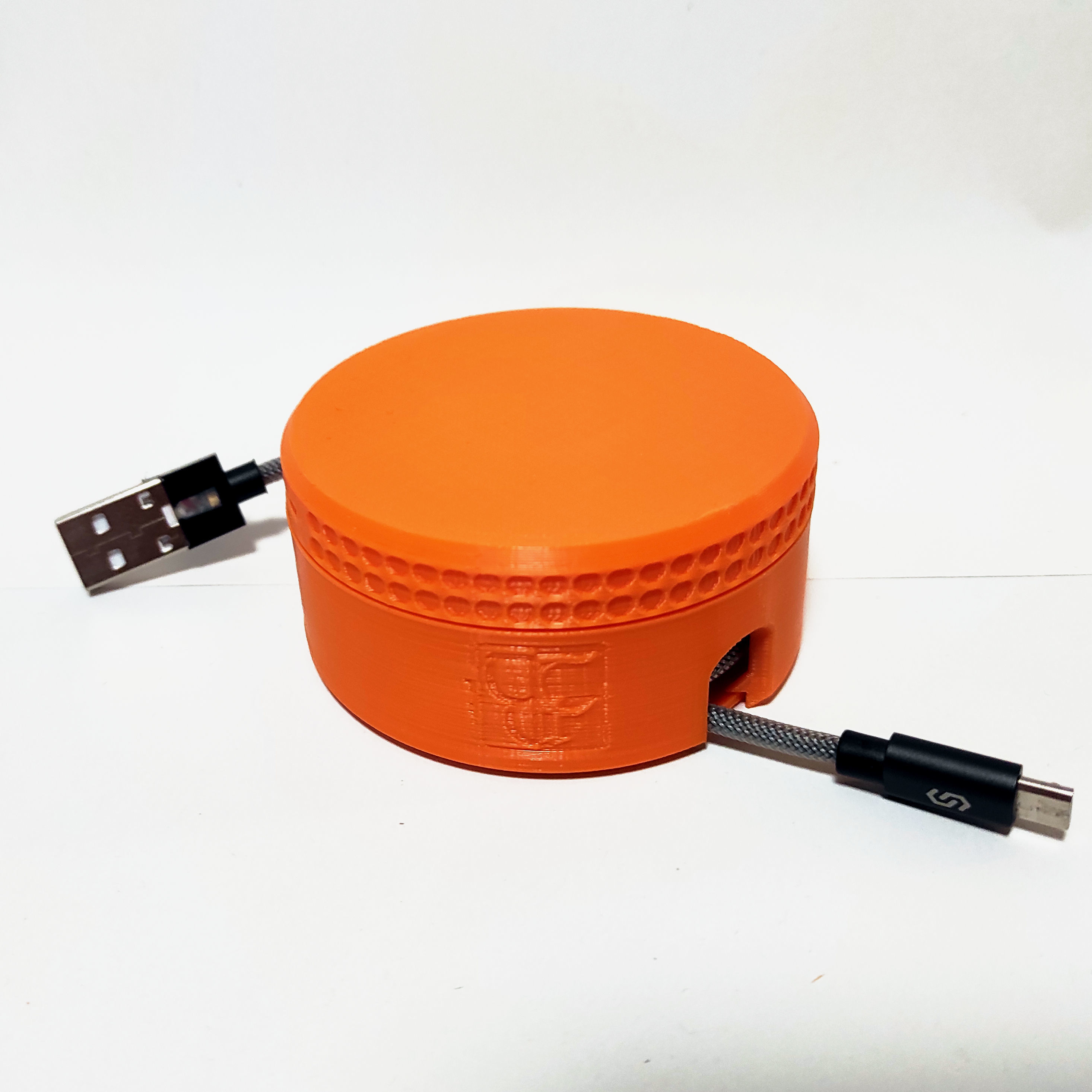 Cable Reel Winder Organizer 3D print model_7