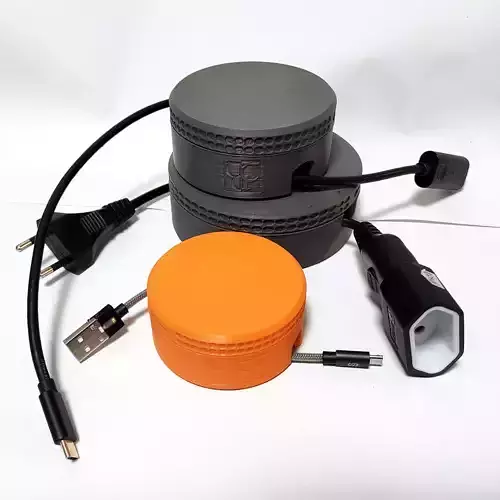 Cable Reel Winder Organizer 3D print model