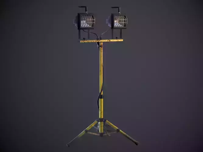 Rusty Construction Lamp 