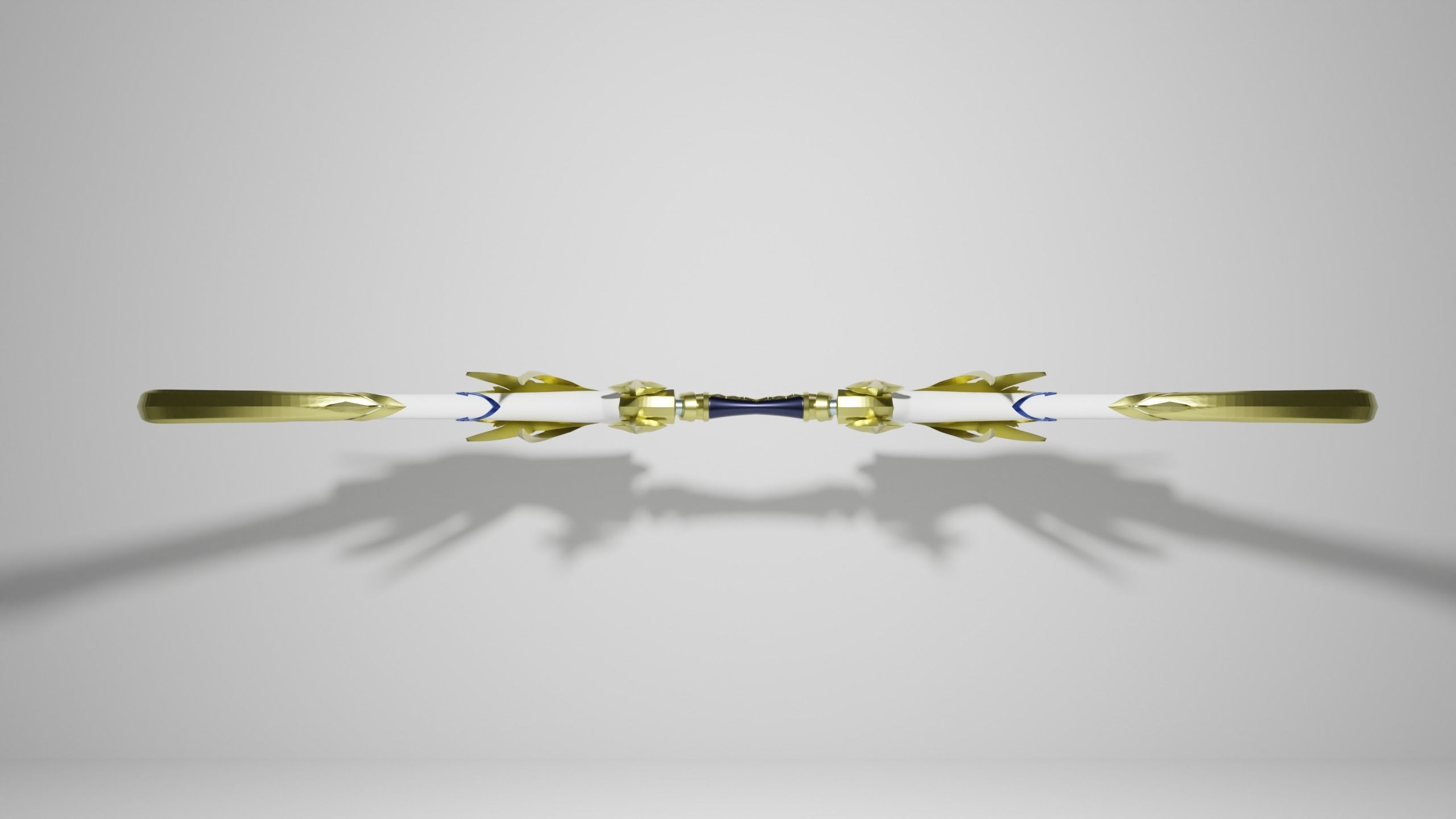 genshin impact Favonius Warbow 3D print model_1