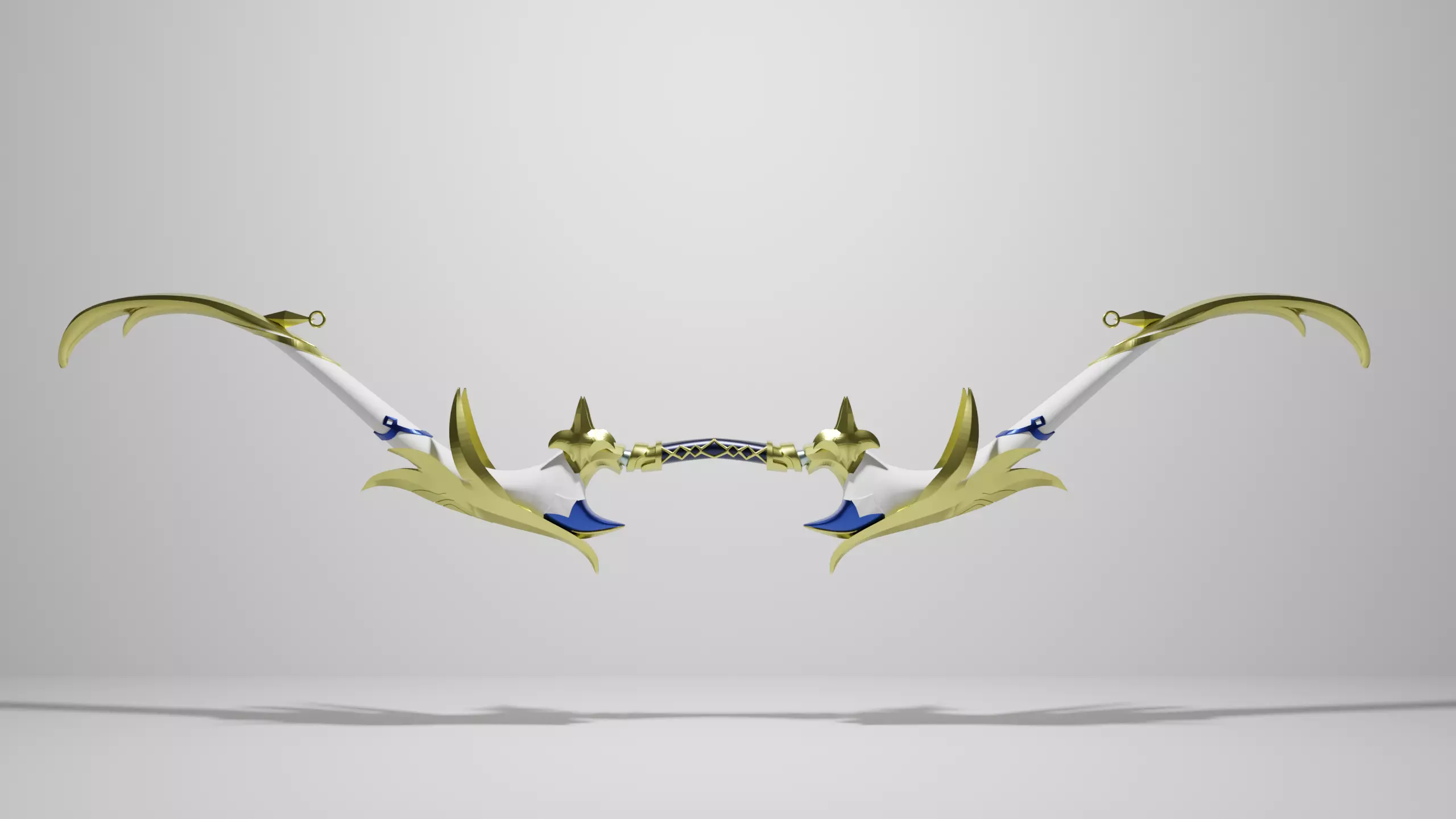 genshin impact Favonius Warbow 3D print model_0