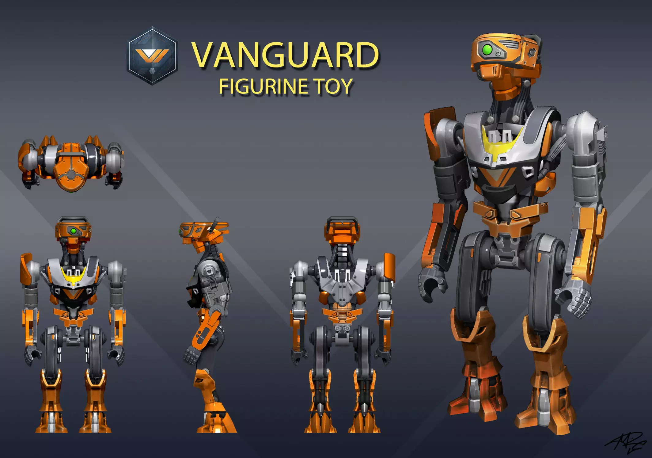 Venguard Destiny Figurire 3D print model_0