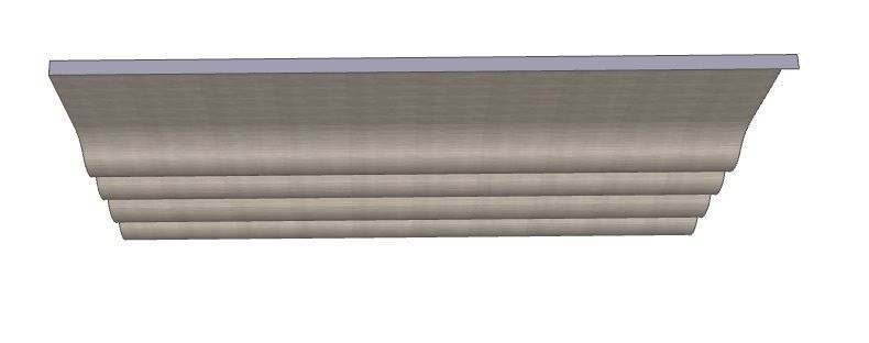 Roman Shade 3D model_3