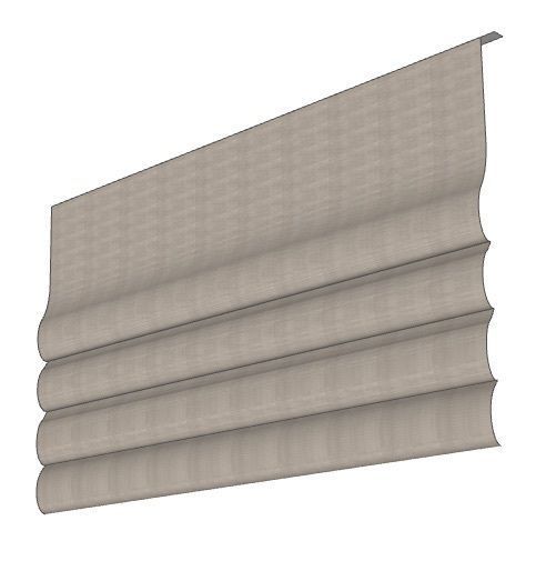 Roman Shade 3D model_2
