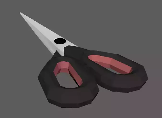 Cooking Shears Low Poly