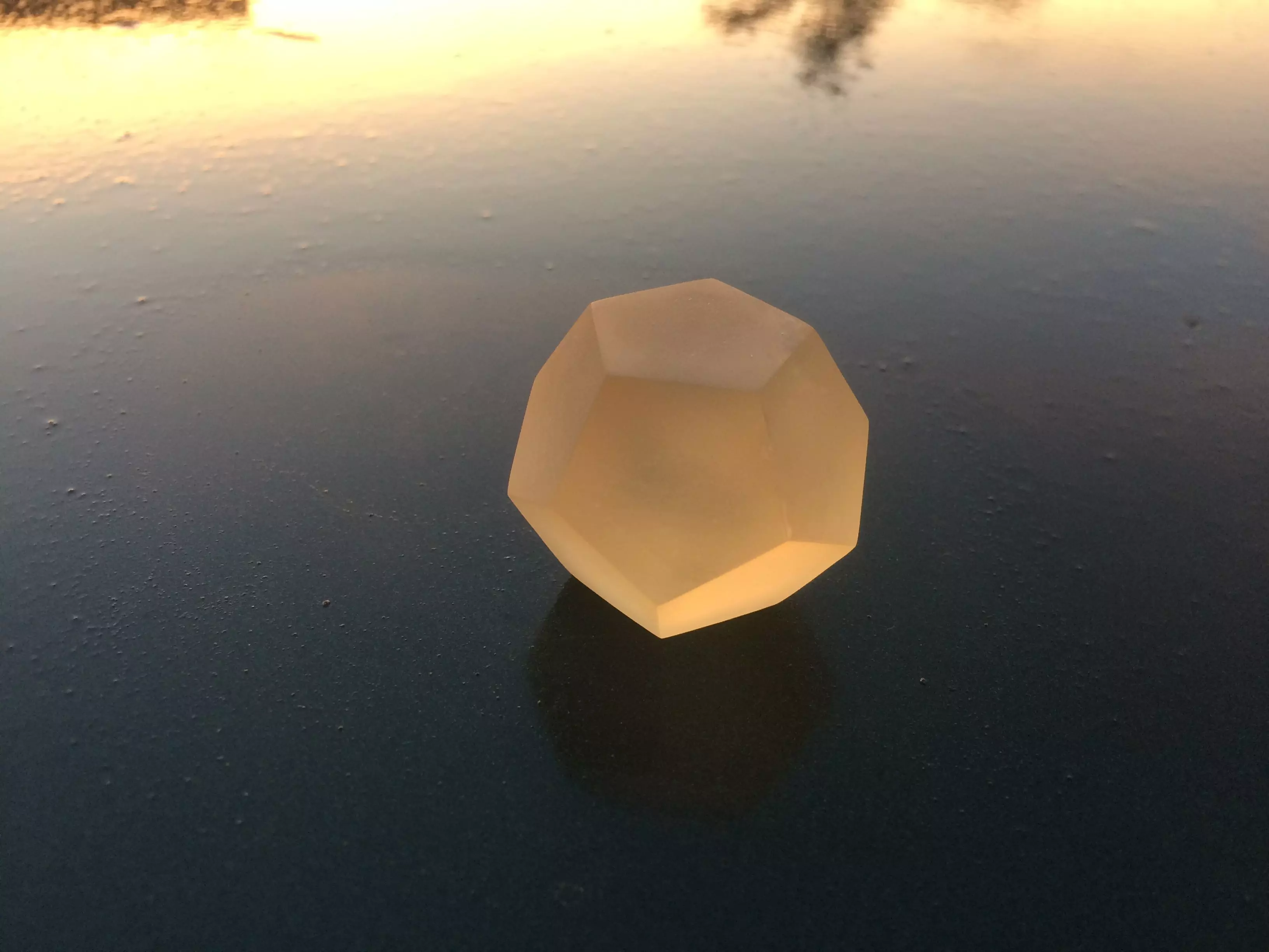 LE DODECAEDRE GOLD NUMBER 3D print model