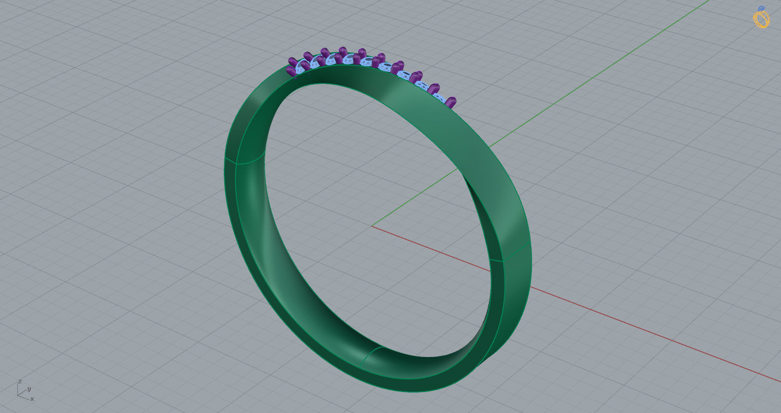 M1396014 ring 3D print model_4