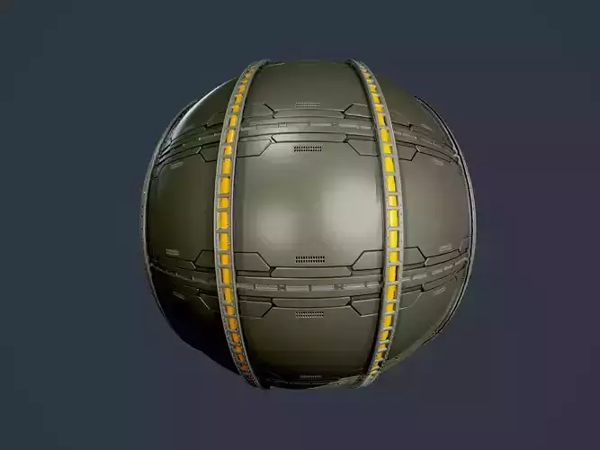Sci-Fi Military Seamless PBR Texture 88 Texture