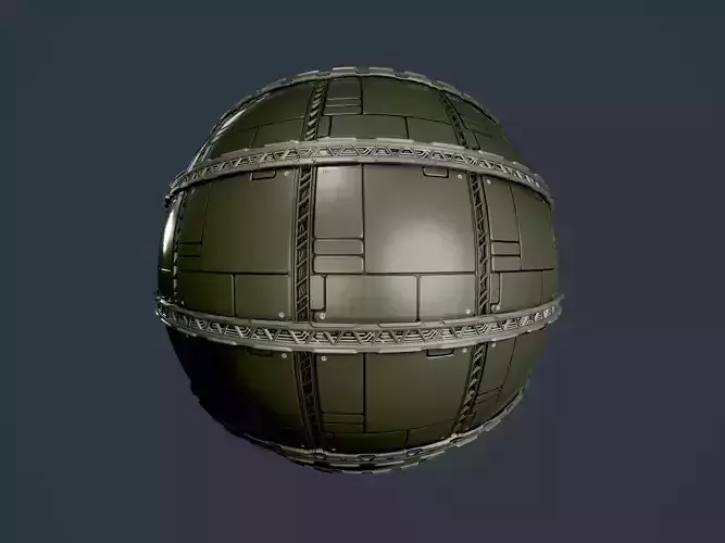 Sci-Fi Military Seamless PBR Texture 102 Texture