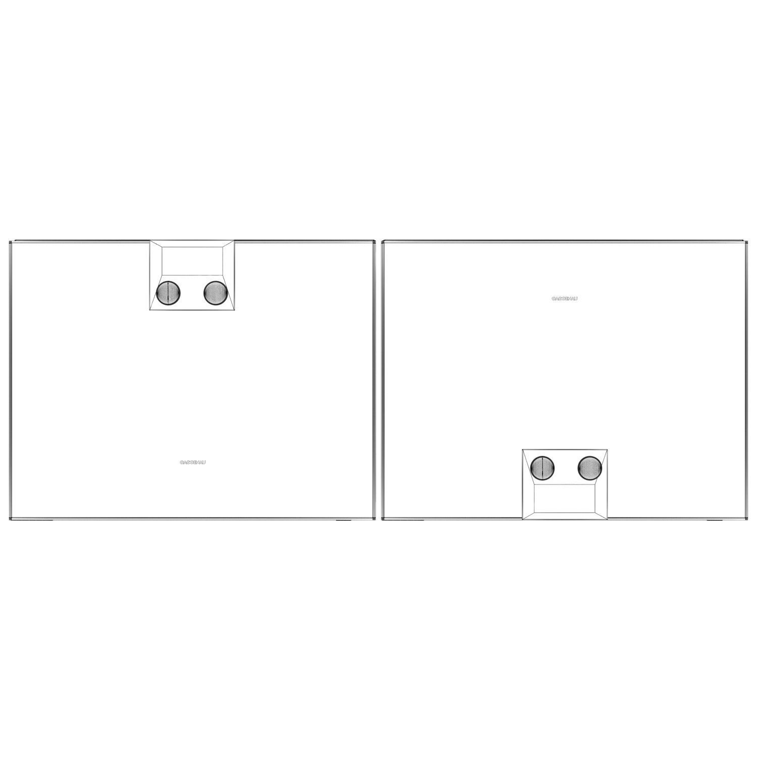 Gaggenau BS470101 and BS474101 Combi-steam oven 400 series  3D model_12
