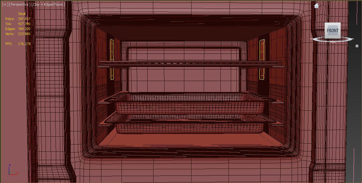 Gaggenau BS470101 and BS474101 Combi-steam oven 400 series  3D model_21