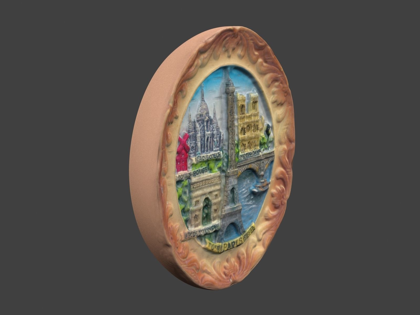 Paris Magnet Souvenir 3D print model_21