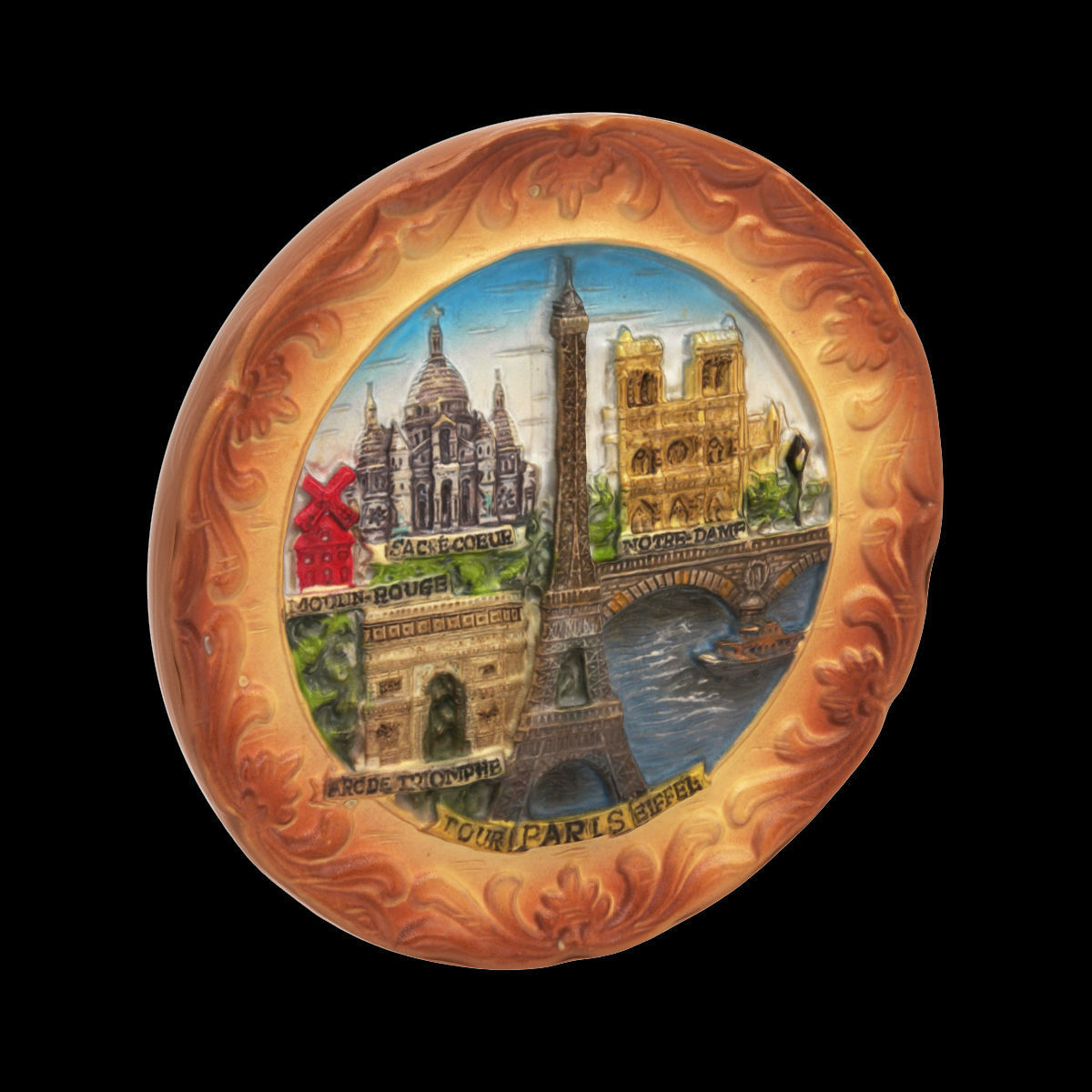 Paris Magnet Souvenir 3D print model_1