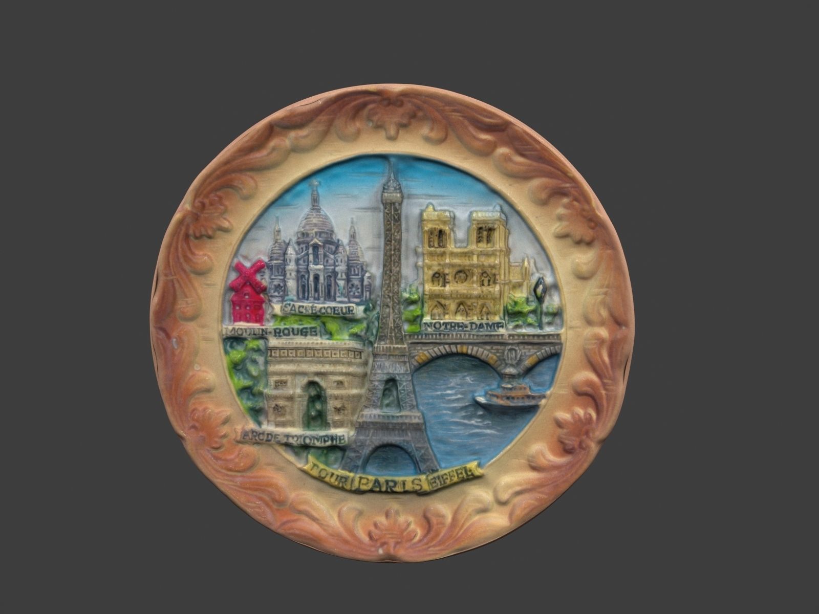 Paris Magnet Souvenir 3D print model_17
