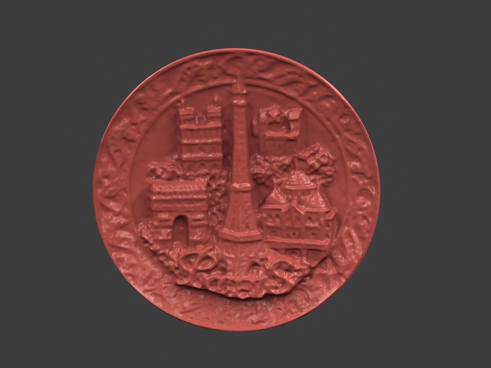 Paris Magnet Souvenir 2 3D print model_18