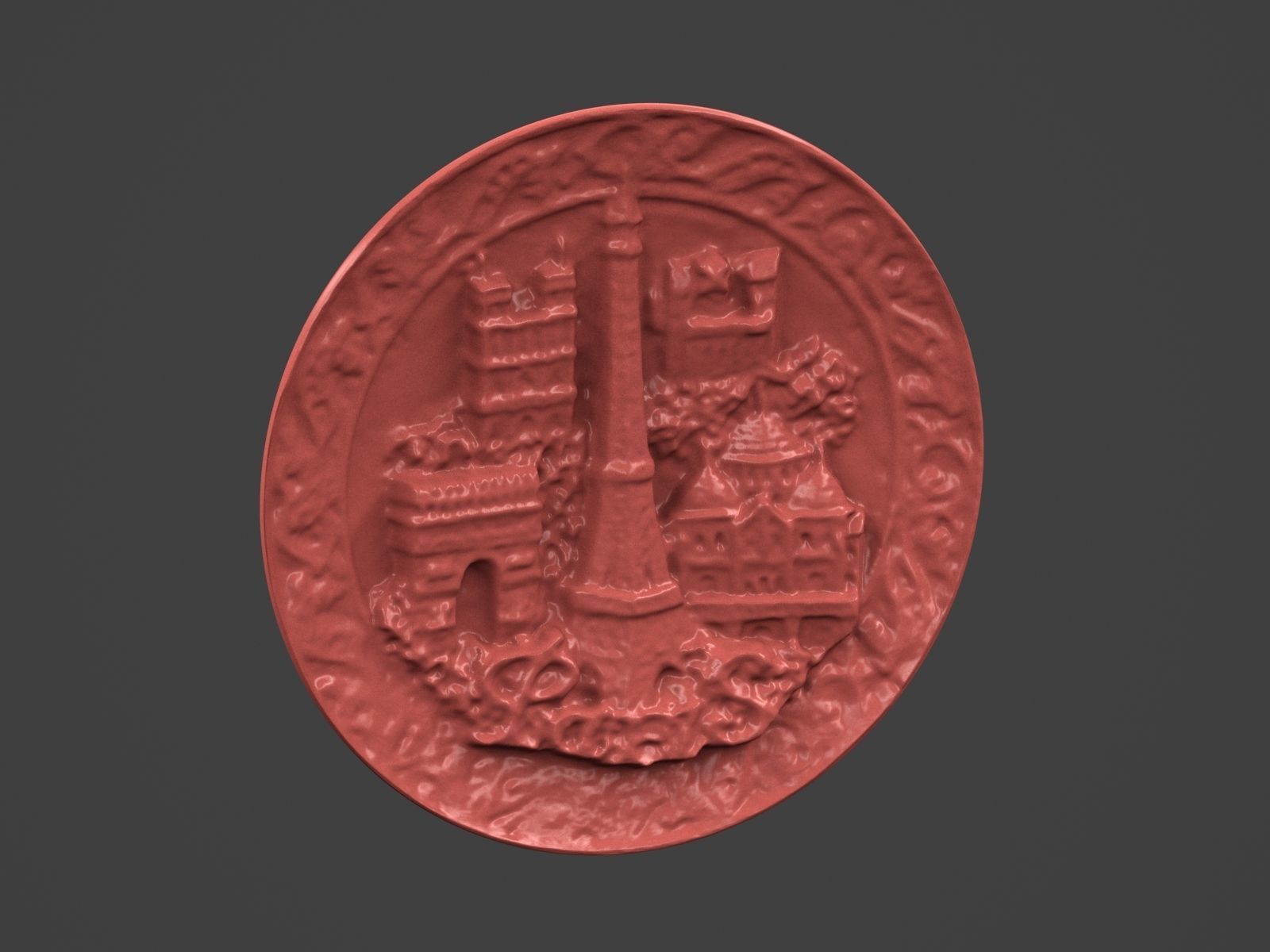 Paris Magnet Souvenir 2 3D print model_14